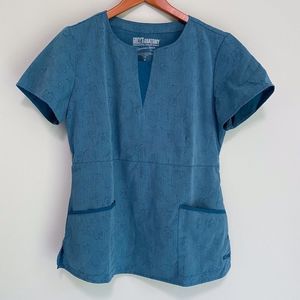 Teal Grey's Anatomy Scrub Top - Sz M